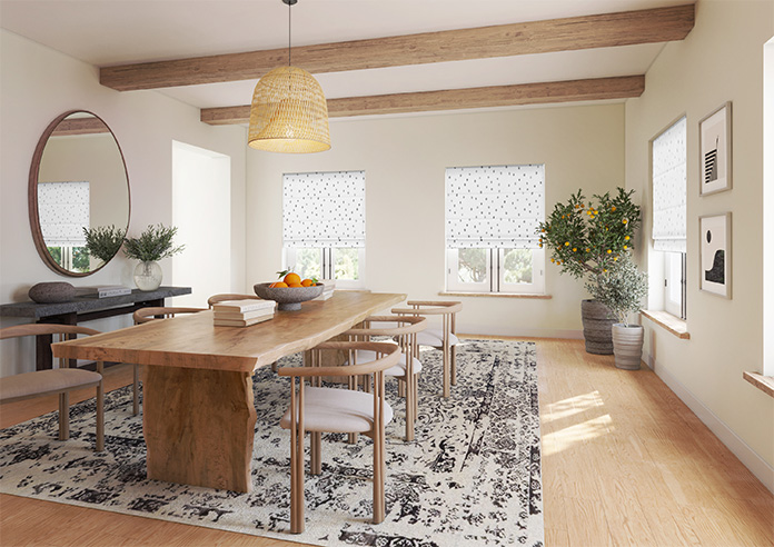 Ink Spots, Contrast - Twist&Fit Roman Blind - Image 6